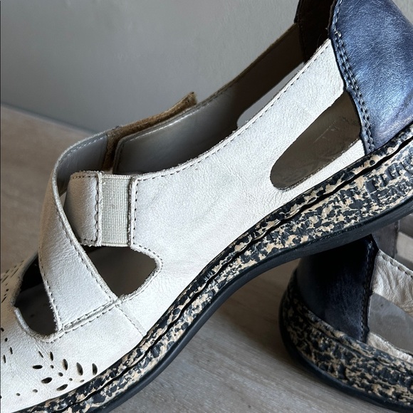 Rieker Daisy Women’s Leather Mary Jane Shoes, Size 39, earthy BoHo chic - Picture 7 of 12